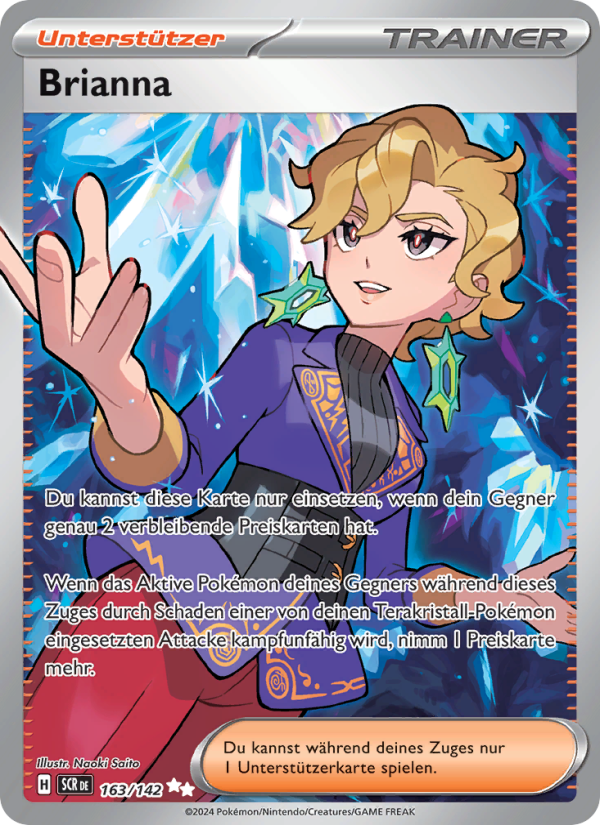 Brianna 163 — Stellar Crown (German Pokémon TCG card)