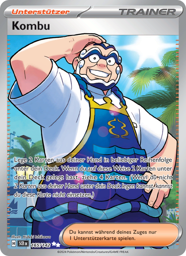 Kombu 165 — Stellar Crown (German Pokémon TCG card)