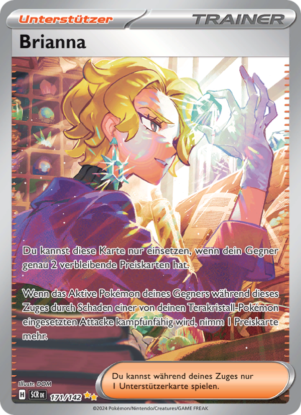 Brianna 171 — Stellar Crown (German Pokémon TCG card)