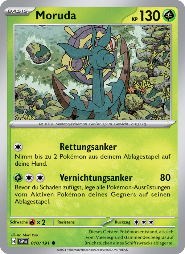 Moruda 010 — Surging Sparks (German Pokémon TCG card)