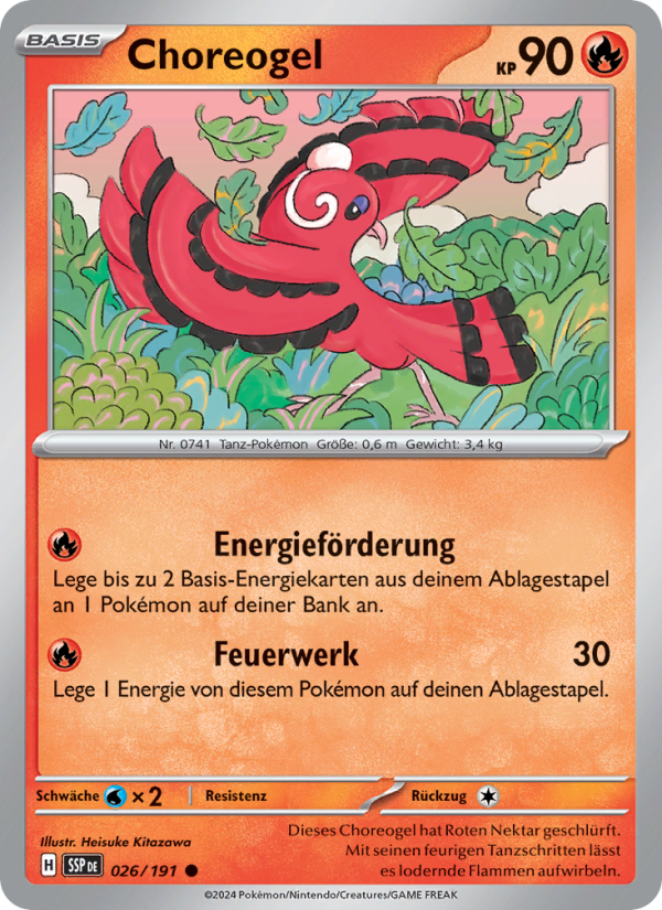 Choreogel 026 — Surging Sparks (German Pokémon TCG card)