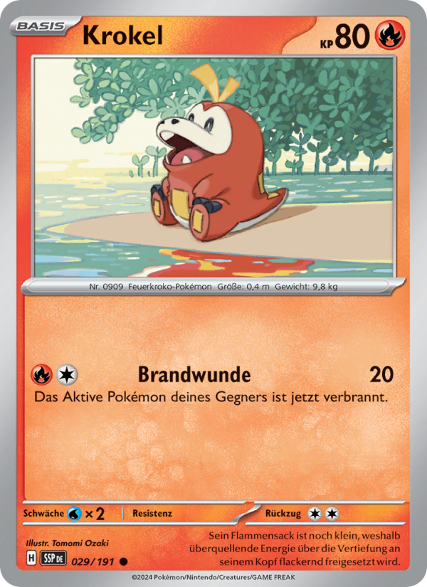 Krokel 029 — Surging Sparks (German Pokémon TCG card)