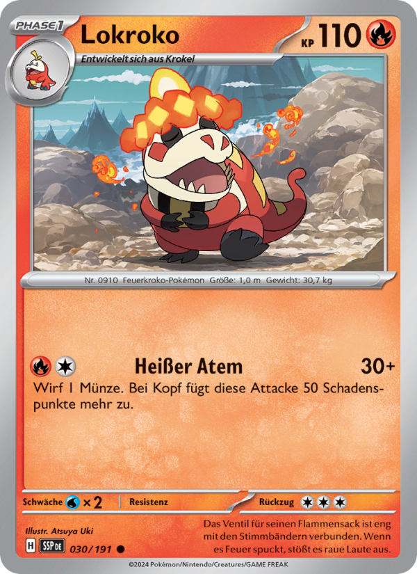 Lokroko 030 — Surging Sparks (German Pokémon TCG card)