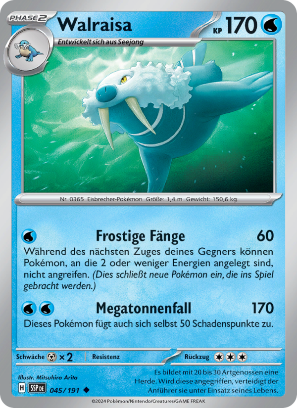 Walraisa 045 — Surging Sparks (German Pokémon TCG card)