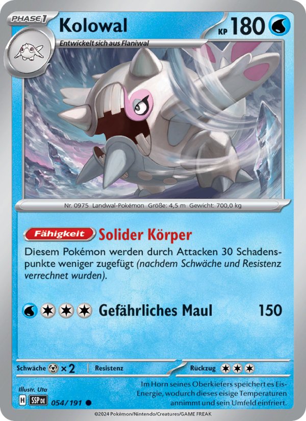 Kolowal 054 — Surging Sparks (German Pokémon TCG card)