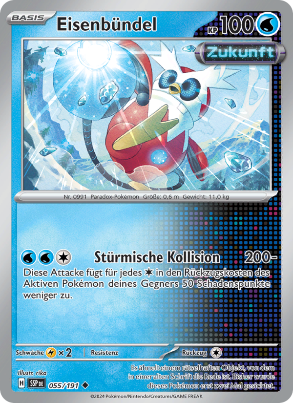 Eisenbündel 055 — Surging Sparks (German Pokémon TCG card)
