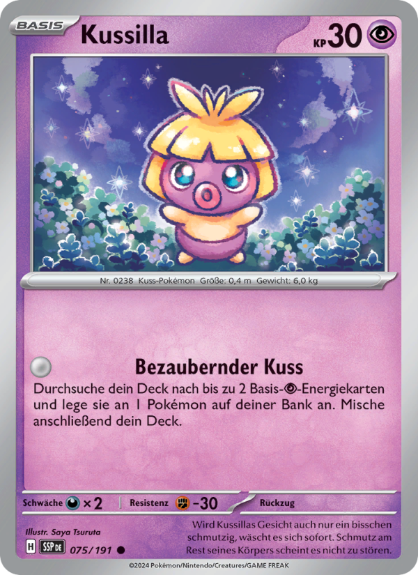 Kussilla 075 — Surging Sparks (German Pokémon TCG card)