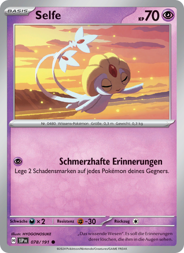 Selfe 078 — Surging Sparks (German Pokémon TCG card)