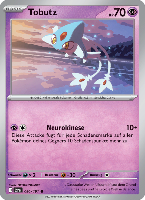 Tobutz 080 — Surging Sparks (German Pokémon TCG card)
