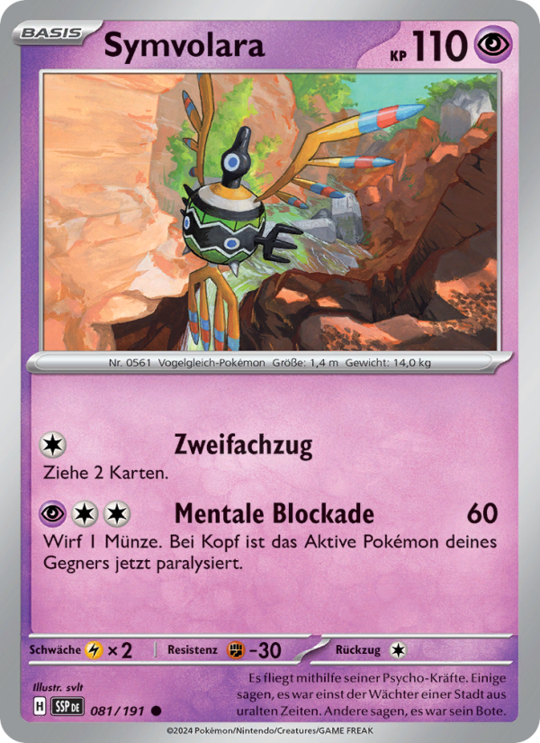 Symvolara 081 — Surging Sparks (German Pokémon TCG card)