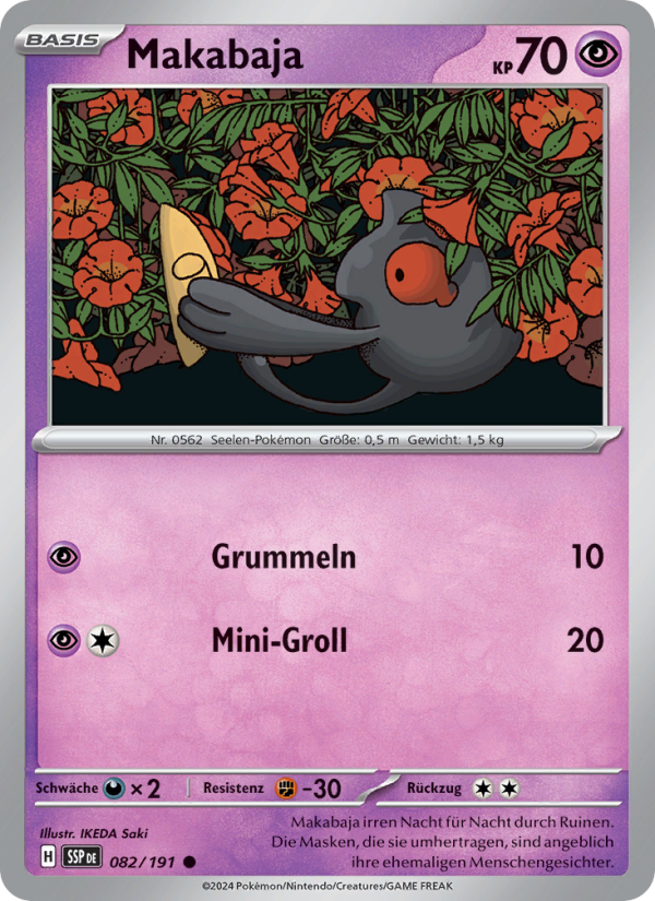 Makabaja 082 — Surging Sparks (German Pokémon TCG card)