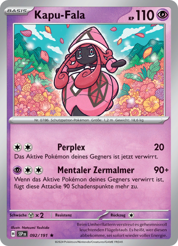 Kapu-Fala 092 — Surging Sparks (German Pokémon TCG card)