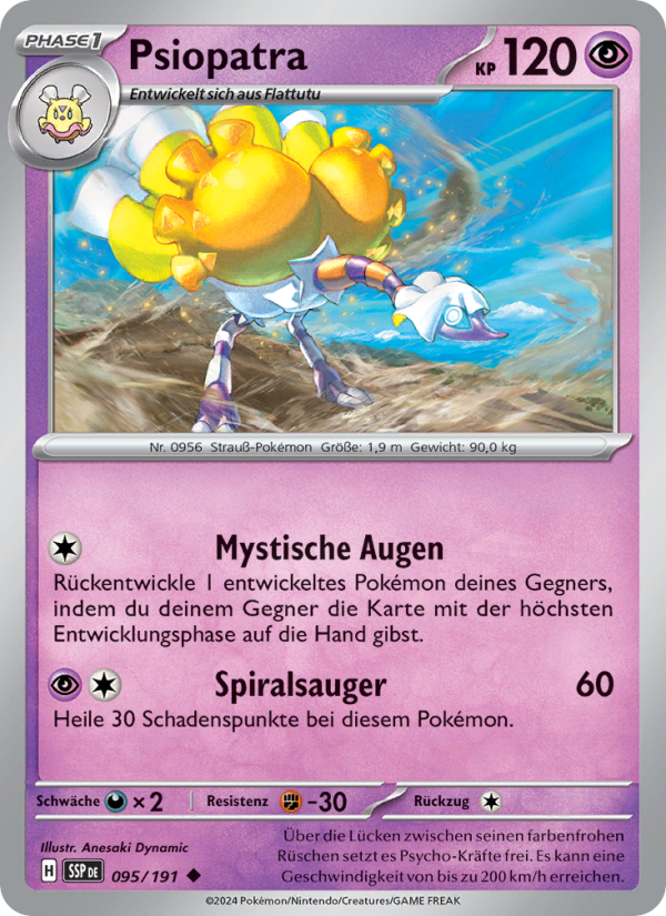 Psiopatra 095 — Surging Sparks (German Pokémon TCG card)
