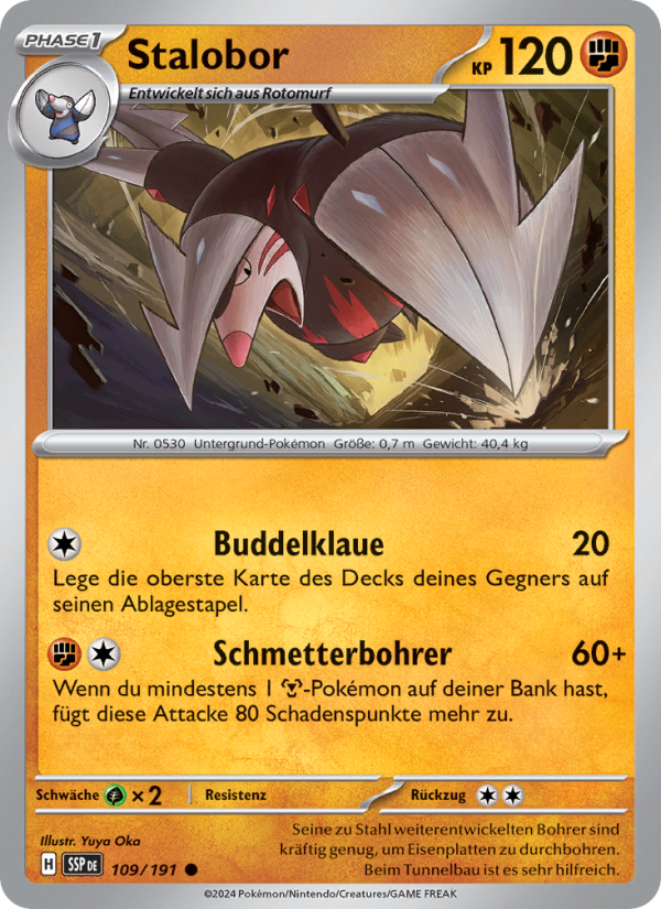 Stalobor 109 — Surging Sparks (German Pokémon TCG card)