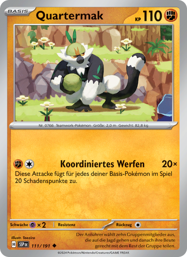 Quartermak 111 — Surging Sparks (German Pokémon TCG card)