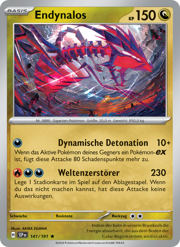 Endynalos 141 — Surging Sparks (German Pokémon TCG card)