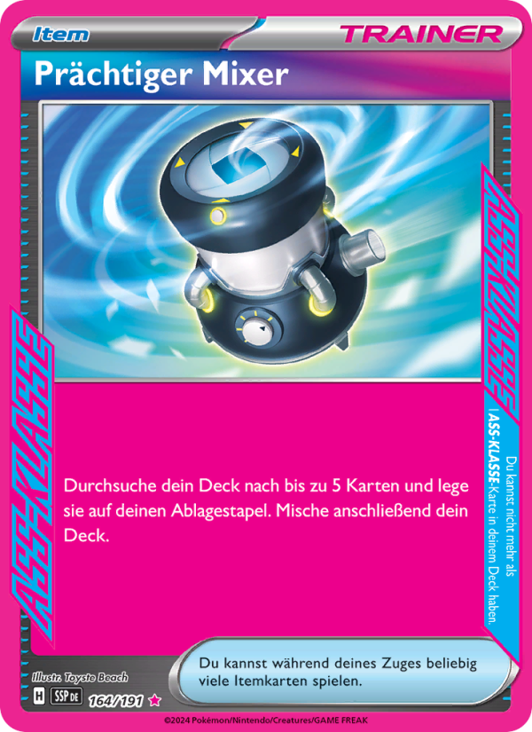 Prächtiger Mixer 164 — Surging Sparks (German Pokémon TCG card)