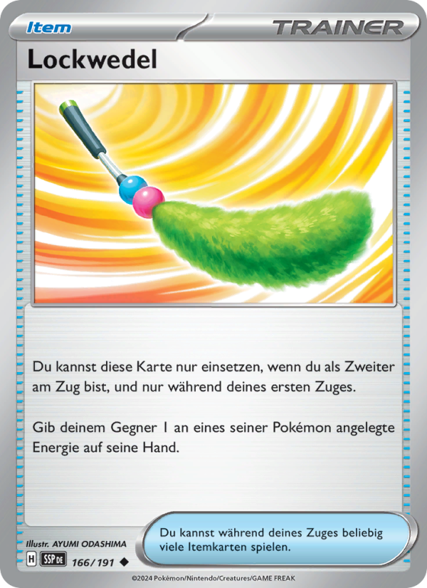 Lockwedel 166 — Surging Sparks (German Pokémon TCG card)