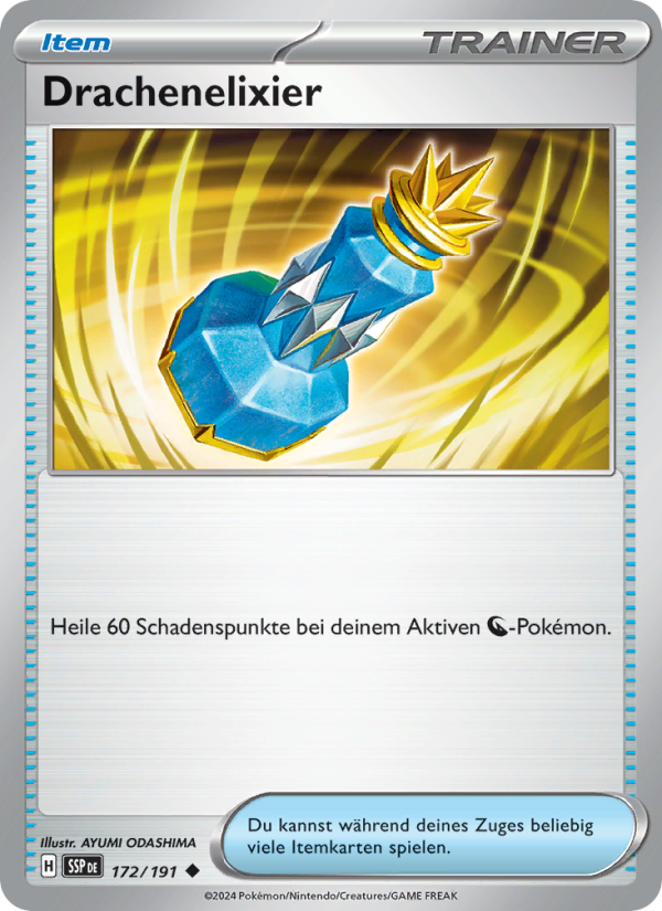 Drachenelixier 172 — Surging Sparks (German Pokémon TCG card)