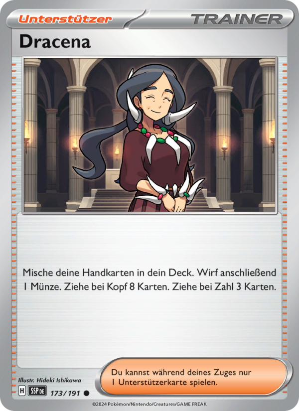 Dracena 173 — Surging Sparks (German Pokémon TCG card)