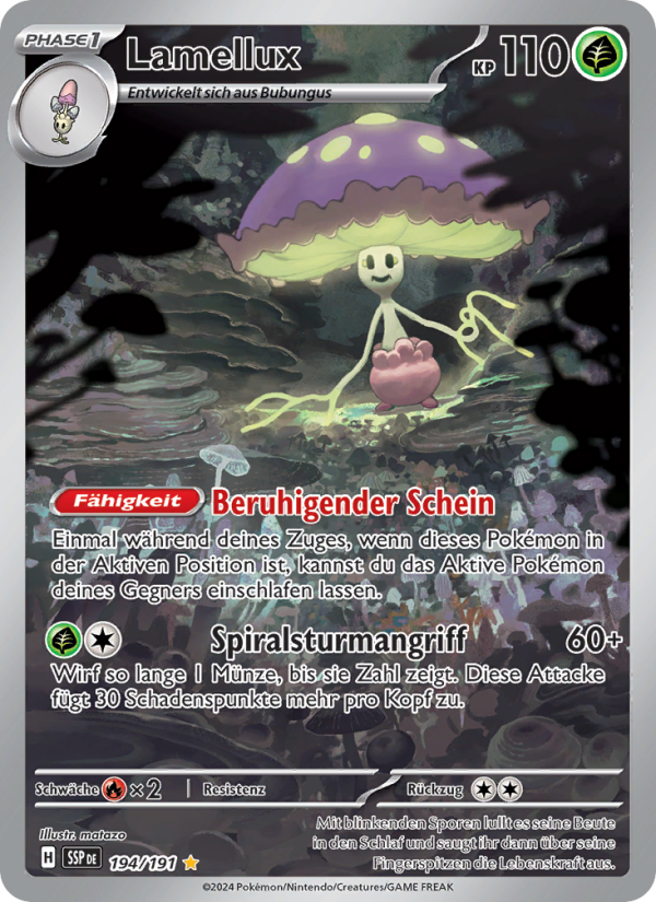 Lamellux 194 — Surging Sparks (German Pokémon TCG card)