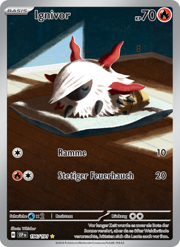 Ignivor 196 — Surging Sparks (German Pokémon TCG card)