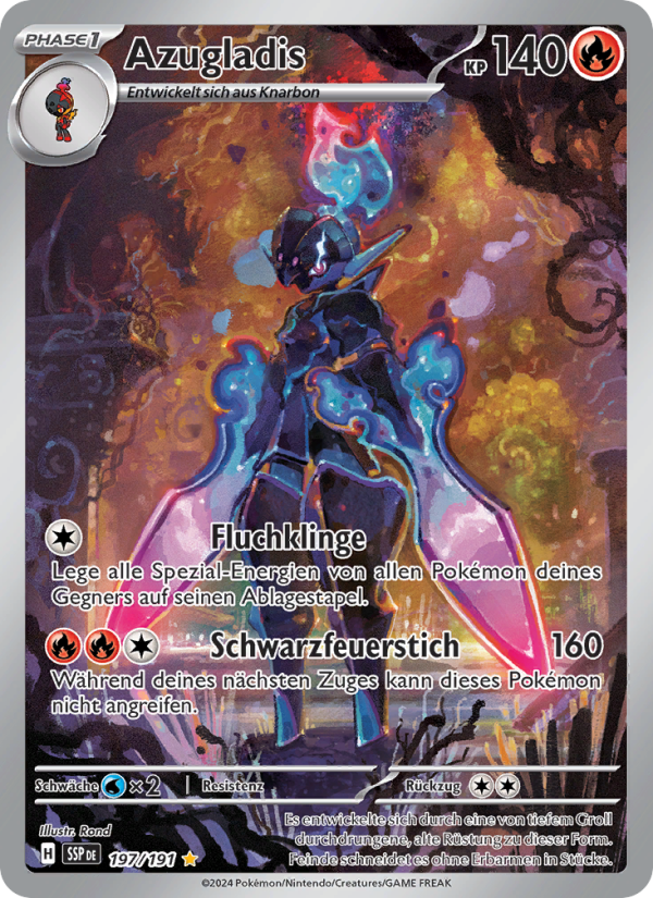 Azugladis 197 — Surging Sparks (German Pokémon TCG card)