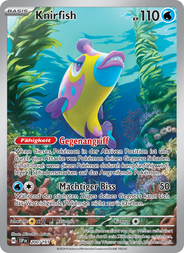 Knirfish 200 — Surging Sparks (German Pokémon TCG card)