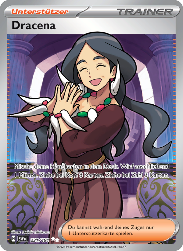 Dracena 231 — Surging Sparks (German Pokémon TCG card)