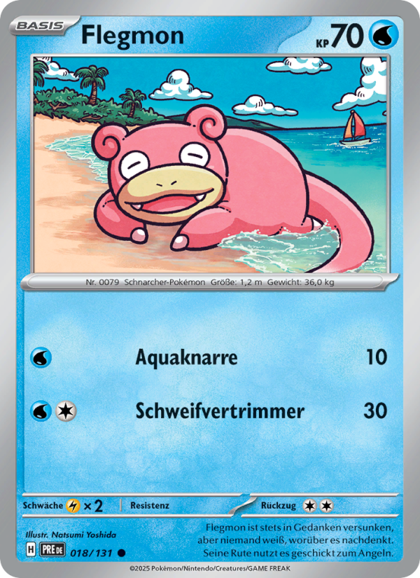 Flegmon 018 — Prismatische Entwicklungen (German Pokémon TCG card)