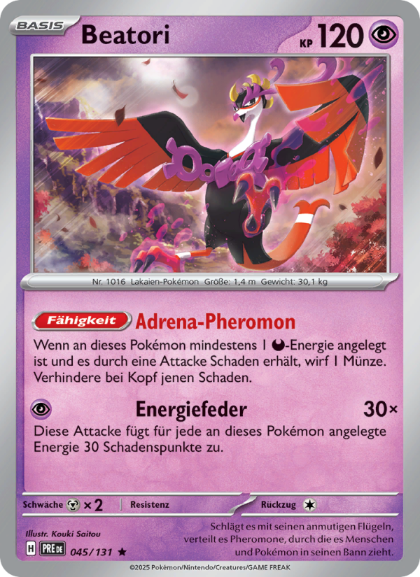 Beatori 045 — Prismatische Entwicklungen (German Pokémon TCG card)