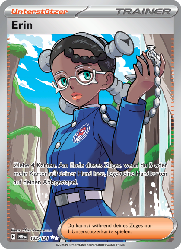 Erin 132 — Prismatische Entwicklungen (German Pokémon TCG card)