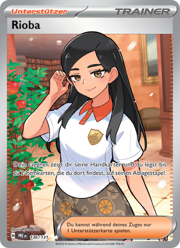 Rioba 136 — Prismatische Entwicklungen (German Pokémon TCG card)