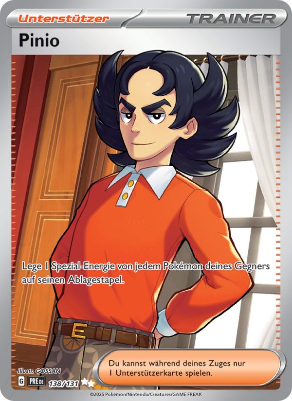 Pinio 138 — Prismatische Entwicklungen (German Pokémon TCG card)