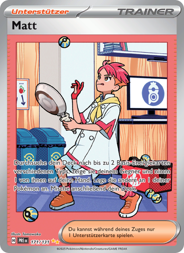 Matt 171 — Prismatische Entwicklungen (German Pokémon TCG card)