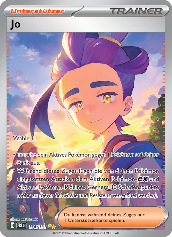 Jo 174 — Prismatische Entwicklungen (German Pokémon TCG card)