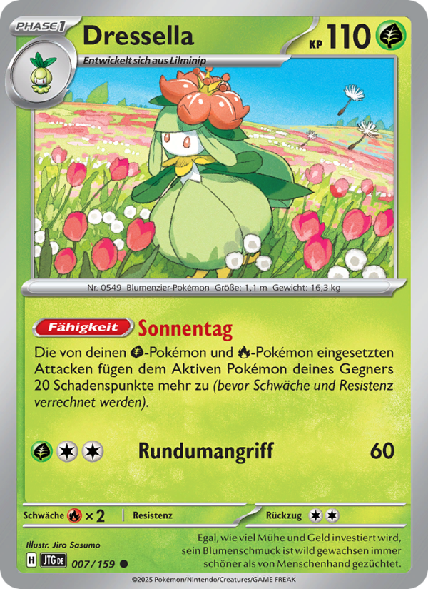 Dressella 007 — Journey Together (German Pokémon TCG card)