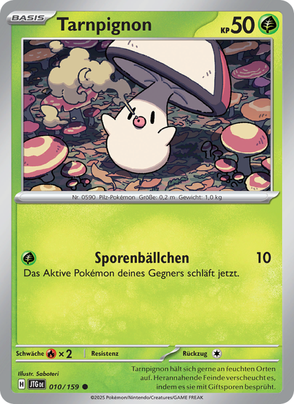 Tarnpignon 010 — Journey Together (German Pokémon TCG card)