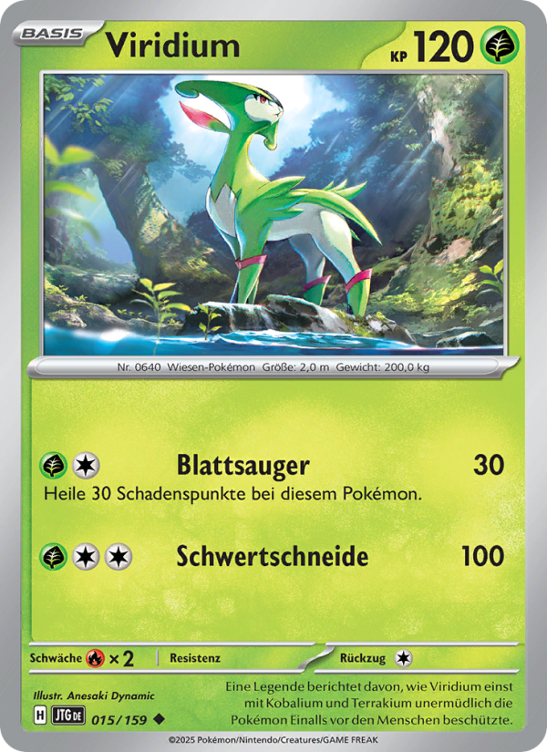 Viridium 015 — Journey Together (German Pokémon TCG card)