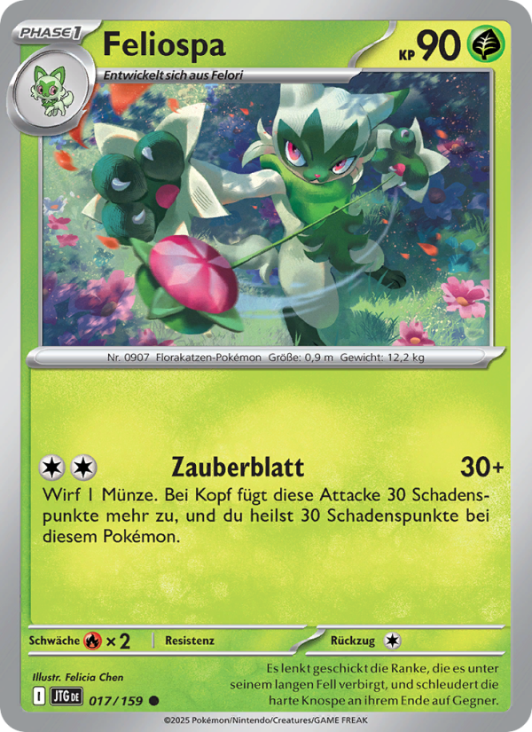 Feliospa 017 — Journey Together (German Pokémon TCG card)