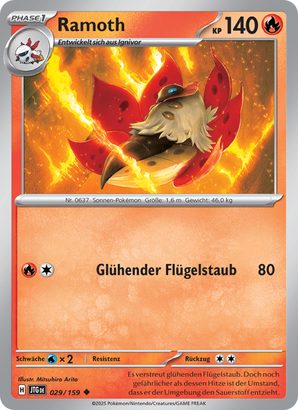 Ramoth 029 — Journey Together (German Pokémon TCG card)