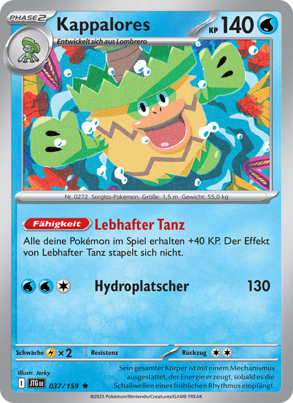 Kappalores 037 — Journey Together (German Pokémon TCG card)