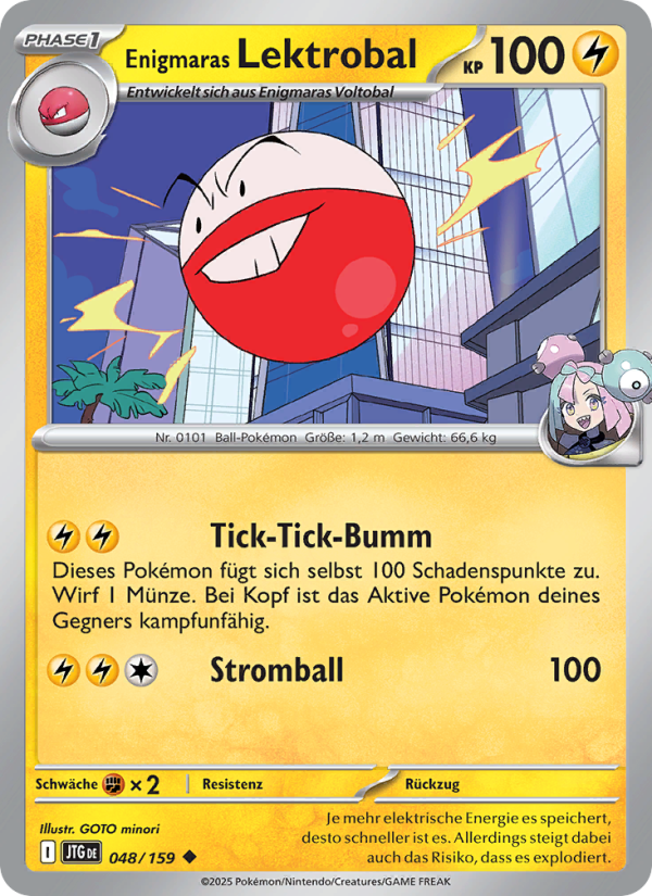 Enigmaras Lektrobal 048 — Journey Together (German Pokémon TCG card)