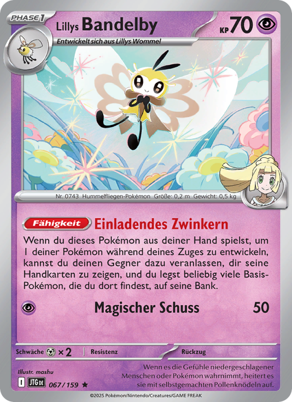 Lillys Bandelby 067 — Journey Together (German Pokémon TCG card)