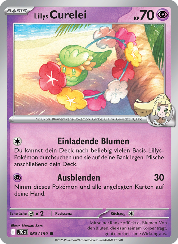 Lillys Curelei 068 — Journey Together (German Pokémon TCG card)