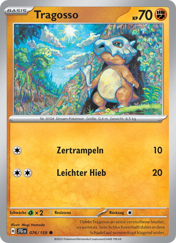 Tragosso 076 — Journey Together (German Pokémon TCG card)