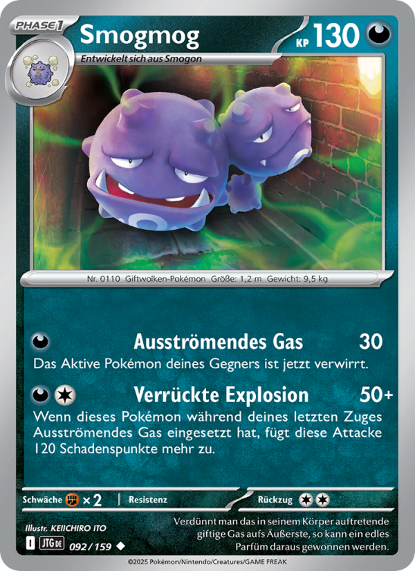 Smogmog 092 — Journey Together (German Pokémon TCG card)