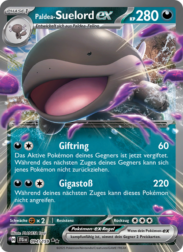 Paldea-Suelord-ex 094 — Journey Together (German Pokémon TCG card)