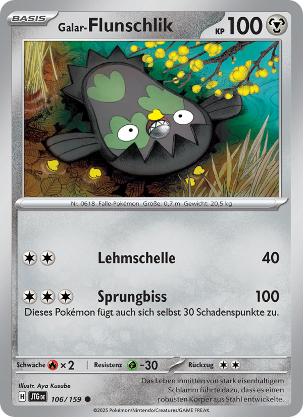 Galar-Flunschlik 106 — Journey Together (German Pokémon TCG card)