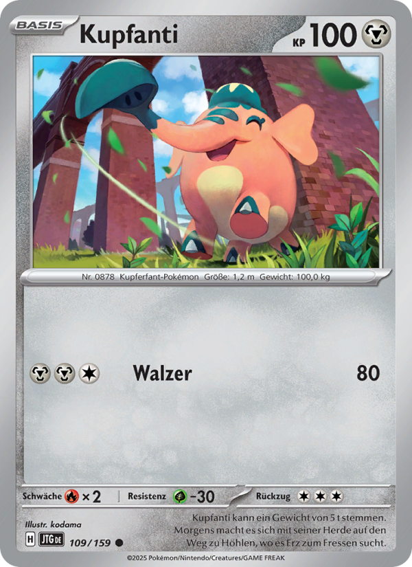 Kupfanti 109 — Journey Together (German Pokémon TCG card)